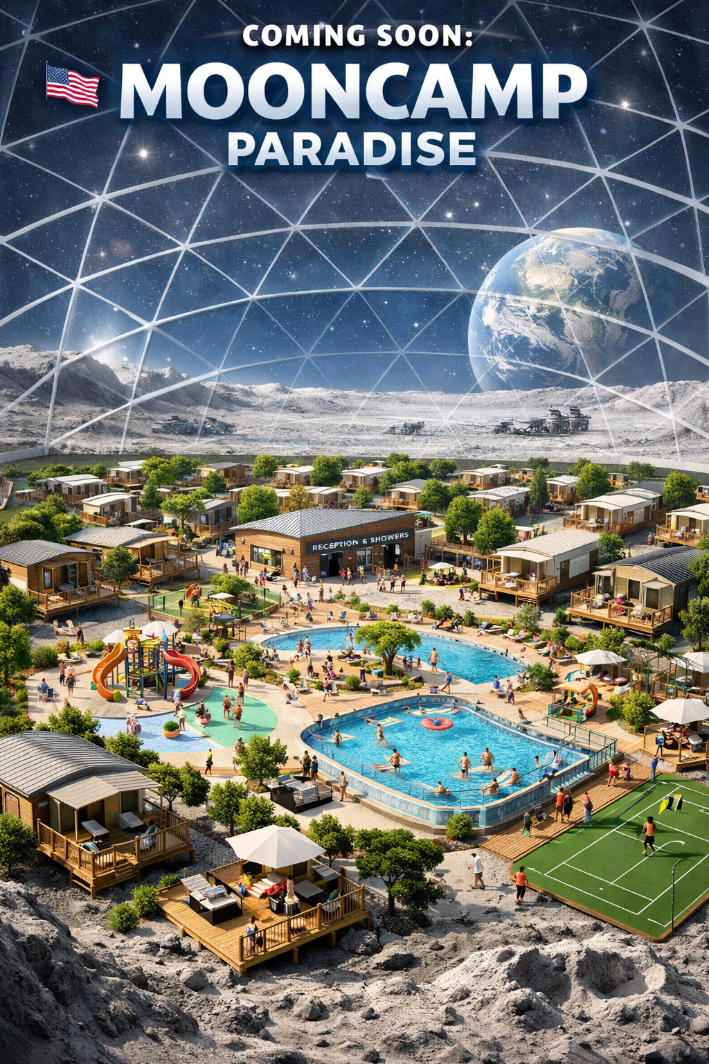 Un projet fou de camping sur la Lune !